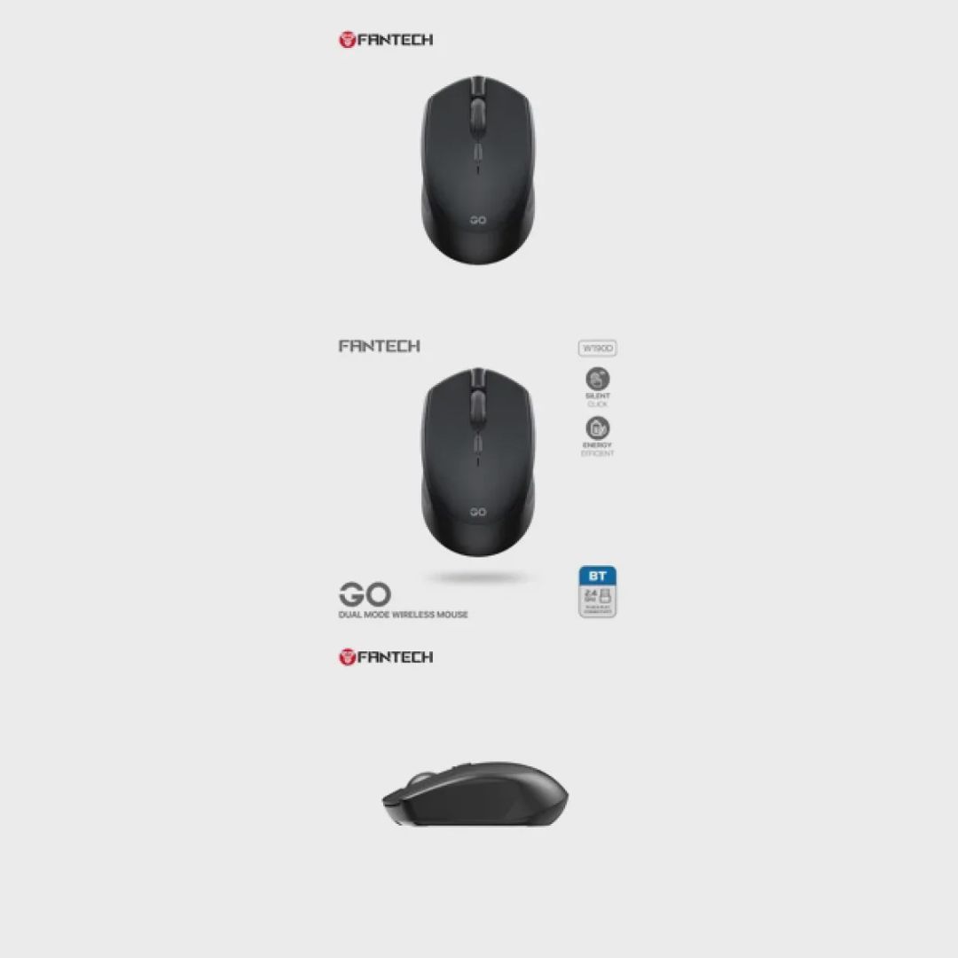 Fantech W190D Black Wireless Mouse — Kompüterlər və noutbuklar, Bakı (5)
