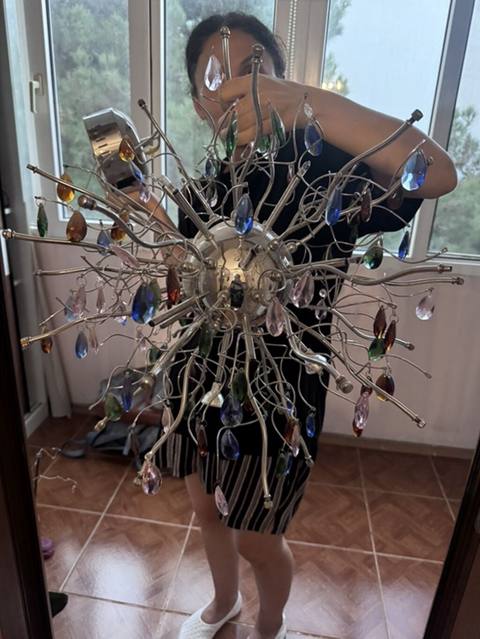 Çılçıraq, 10 və daha çox lampa, Metal — Bakı