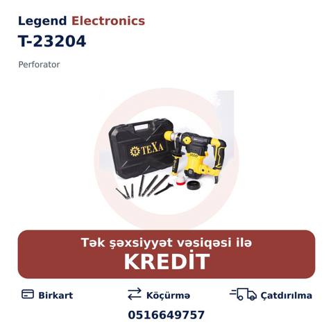 Elan başlığı: Perforator T-23204 Perforator T-23204 – Legend — Perforatorlar