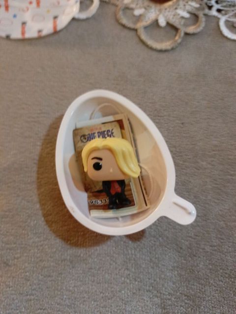 Məhsul: Kinder Joy – One Piece seriyasından miniatür fiqur (Sanji) — 3 ₼ · Digah · Oyuncaq figuraları Məhsul: Kinder Joy – One Piece seriyasından miniatür fiqur (Sanji) — Digah