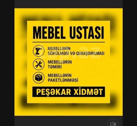 Mebel ustası Təcrübəli mebel ustası seçin, əlavə xərclərə düşməyin — 20 ₼ · Bakı · Mebel Mebel ustası Təcrübəli mebel ustası seçin, əlavə xərclərə düşməyin — Bakı