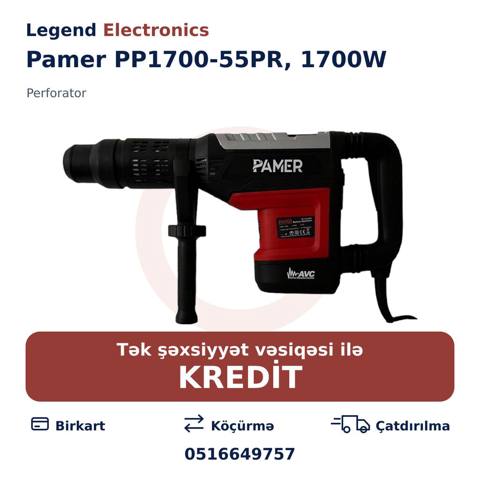 Elan başlığı: Perforator Pamer PP1700-55PR, 1700W Elan mətni: Pamer — Power tools