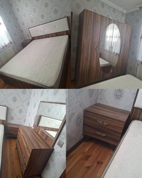Yataq dəsti satılır 450₼. Matrası var.Ünvan Maştağa. 9878. Fatimə99 — Bakı