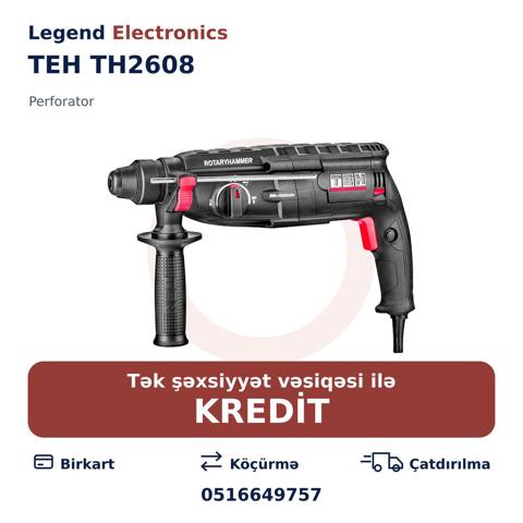 Elan başlığı: Perforator TEH TH2608 Elan mətni: TEH TH2608 perforator — Kırıcı deliciler