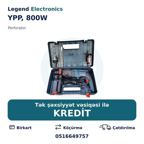 Elan başlığı: Perforator YPP, 800W Elan mətni: Perforator YPP, 800W — Электр шаймандар