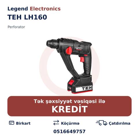Elan başlığı: Perforator TEH LH160 Elan mətni: Perforator TEH LH160 — Kırıcı deliciler