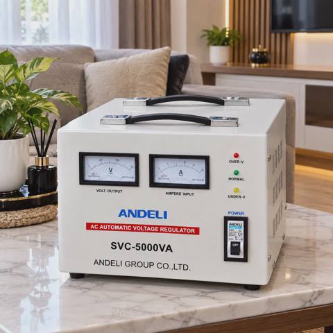 Gərginlik stabilizatoru Andelı SVC-5000VA — 169 ₼ · Mallar Gərginlik stabilizatoru Andelı SVC-5000VA