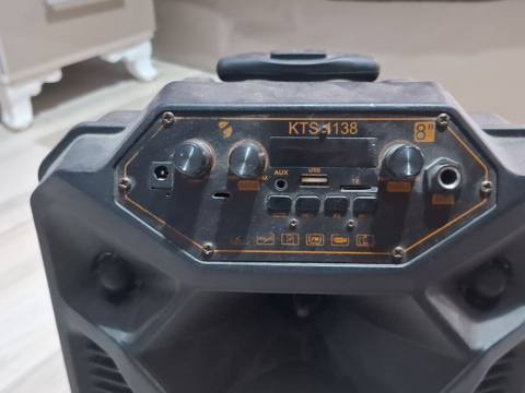 KTS-1138 portativ səs sistemi - 8" dinamikli güclü portativ akustik — 90 ₼ · Xırdalan · Dinamiklər və akustik sistemlər KTS-1138 portativ səs sistemi - 8" dinamikli güclü portativ akustik — Xırdalan