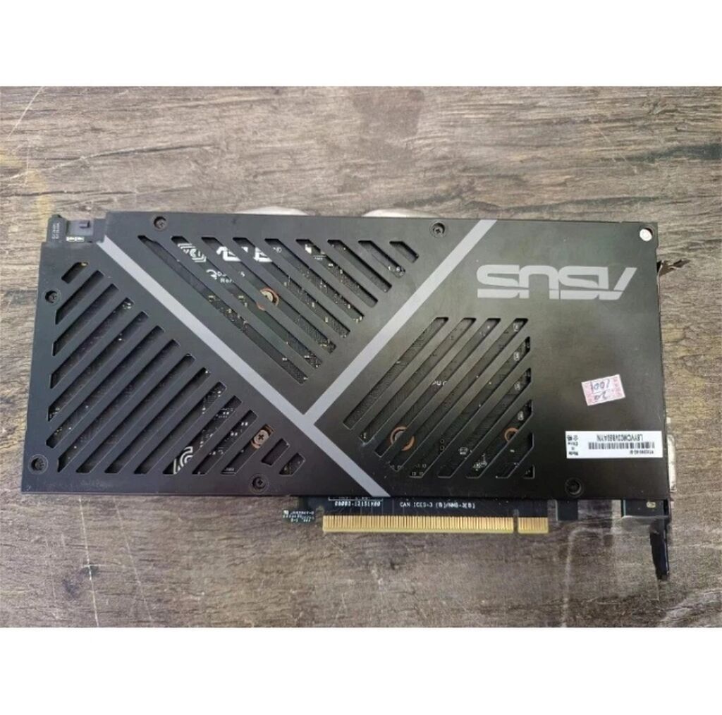 Videokart Asus GeForce RTX 2060 Super, 6 GB, İşlənmiş — Qrafik kartlar, Qazax (5)