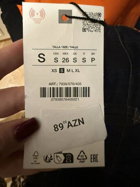 Şalvar, Zara, S, rəng - Göy — Bakı