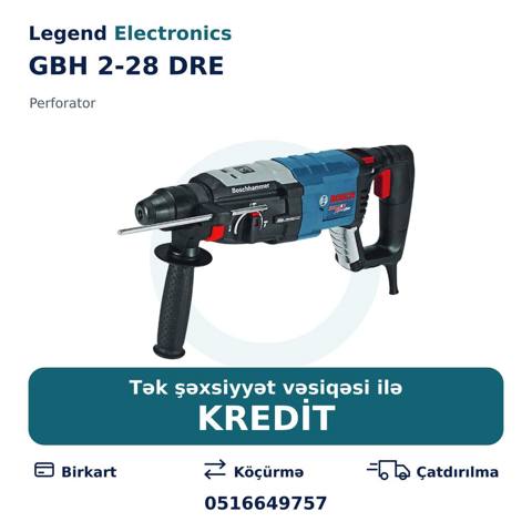 Elan başlığı: Perforator GBH 2-28 DRE Elan mətni: Legend Electronics — Taʼmirlash va qurilish