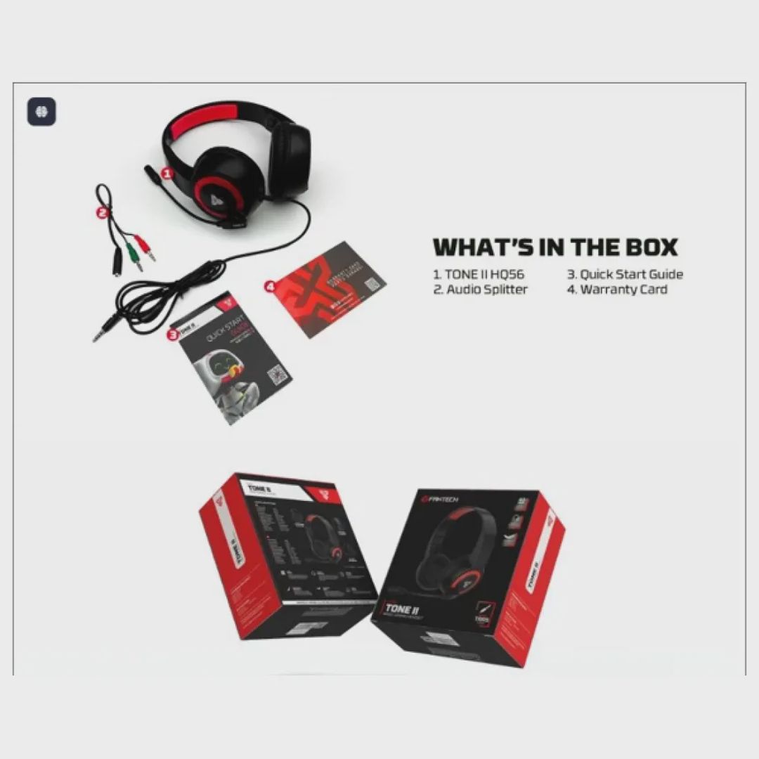 Fantech HQ56 Tone II Headset Black — Kompüterlər və noutbuklar, Bakı (7)