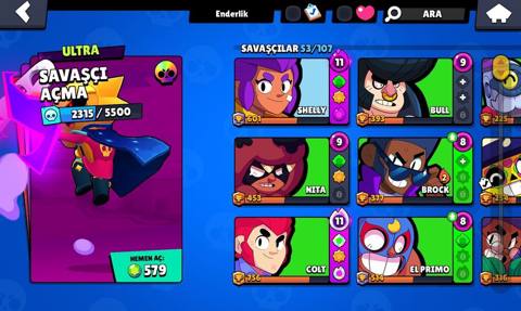 Məhsul: Brawl Stars oyun hesabı Xüsusiyyətlər: - Kupa: 20,722+ — Bakı