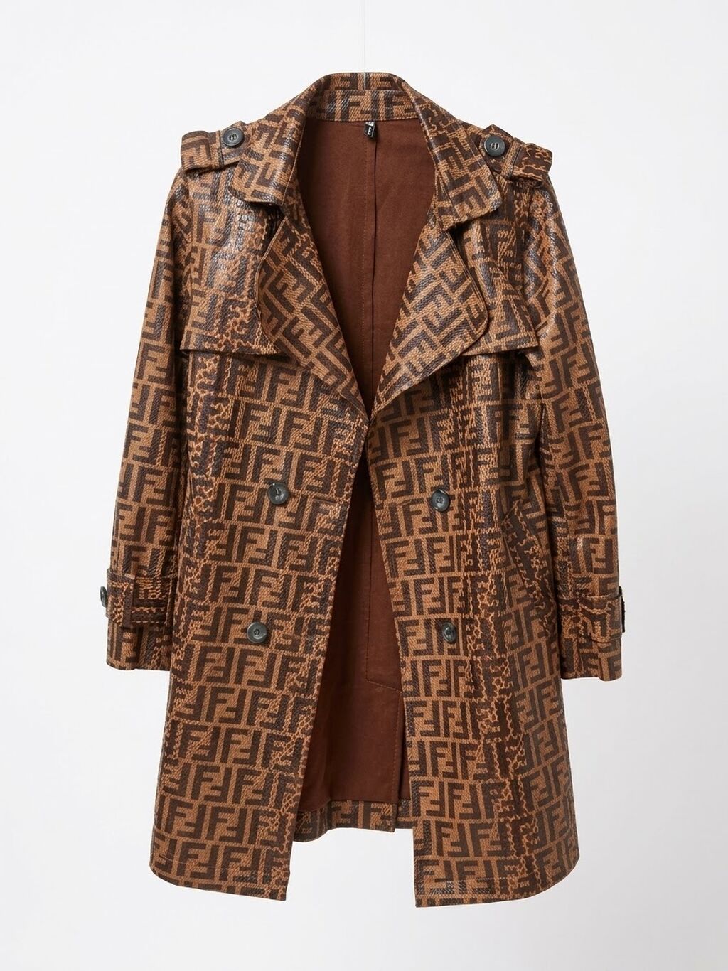 Palto, Fendi, L, rəng - Qəhvəyi — Palto, Mehdiabad