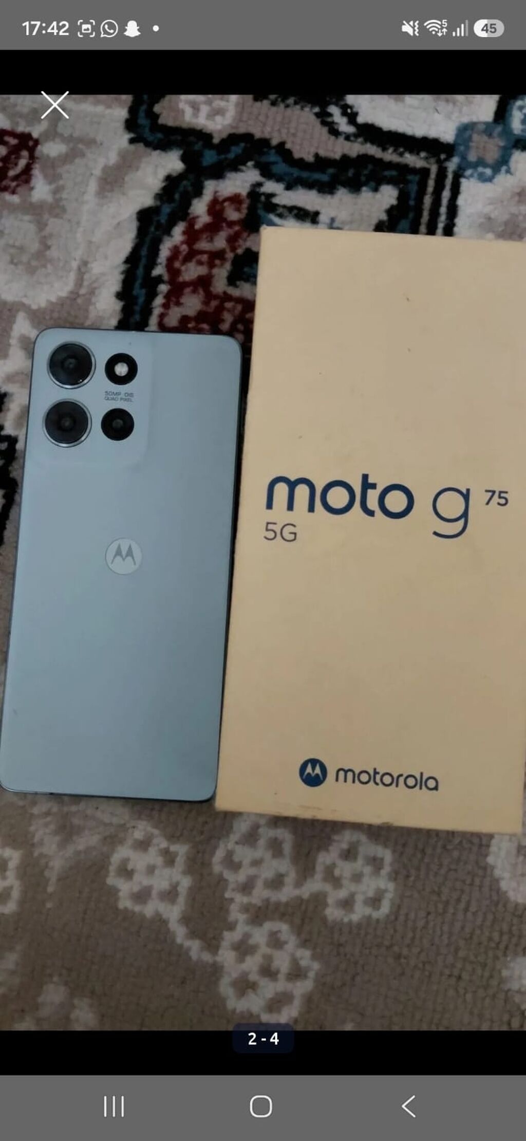 Motorola Moto G75, rəng - Boz — Motorola, Bakı (2)
