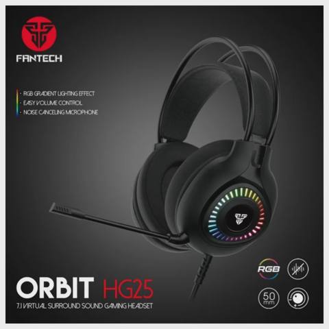 Fantech Orbit HG25 RGB Gaming Headset Black — HyperTitan