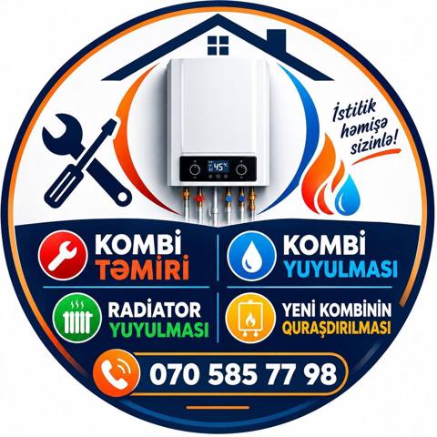 Kombi və radiator problemlərinizə peşəkar həll Kombi təmiri — Pirəkəşkül