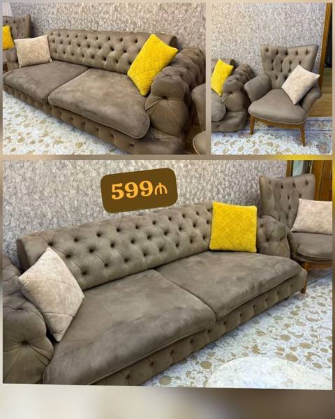 Divan + 2 kreslo dəsti - Qiymət: 599₼ - Yerləşmə: Xırdalan - Dəst: 1 — Asya — Mobilya