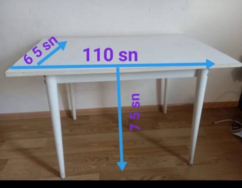Masa satılır. Ölçüsü 110/65/75 — Vasitəçi — Mebel