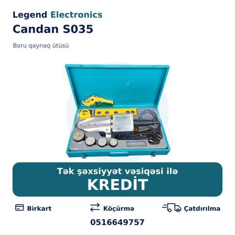 Elan başlığı: Kontakt qaynaq aparatı Candan Mİ-S035 plastik üçün 1500 — Bakı