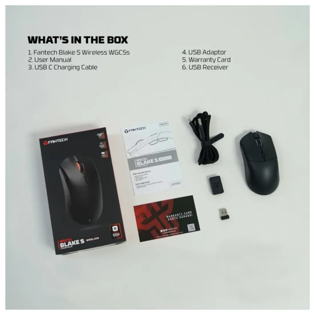 Fantech Blake WGC5S Wireless Gaming Mouse — Kompüterlər və noutbuklar, Bakı (5)