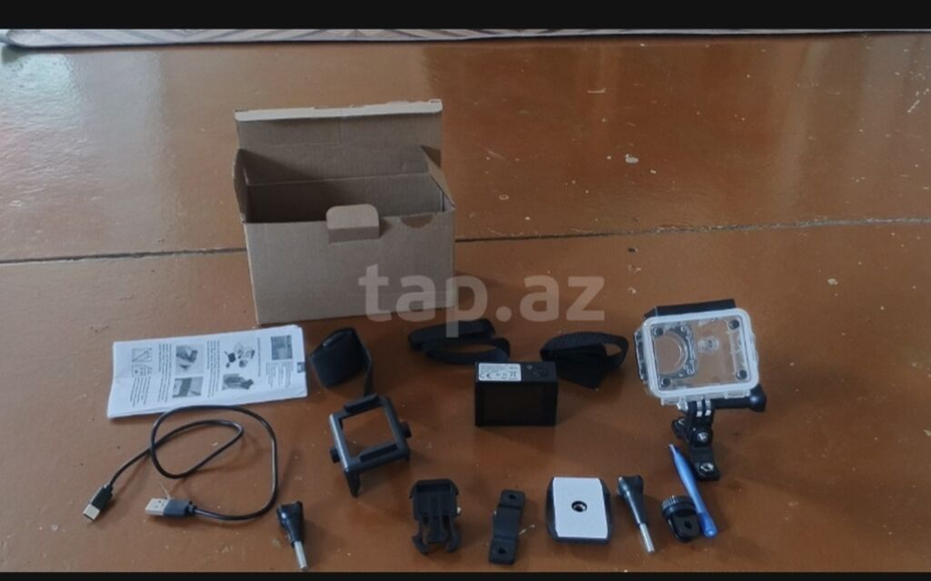 Action kamera dəsti Komplekt: - Action kamera (LCD ekranlı gövdə)
