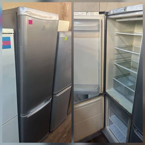 Indesit ikikameralı soyuducu - Rəng: gümüş (inox üslubunda) - Üst — Digah