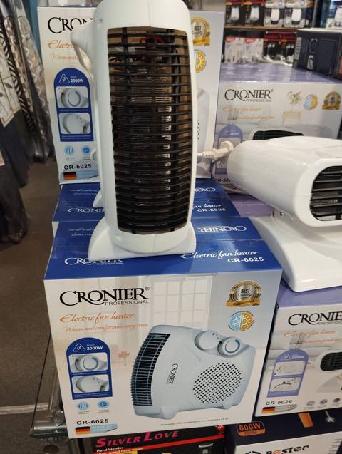 Cronier Professional elektrik fanlı qızdırıcı – model CR-6025 — Bakı