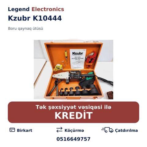 Elan başlığı: Plastik boru üçün qaynaq aparatı Kzubr K10444, 1600 Vt — Bakı