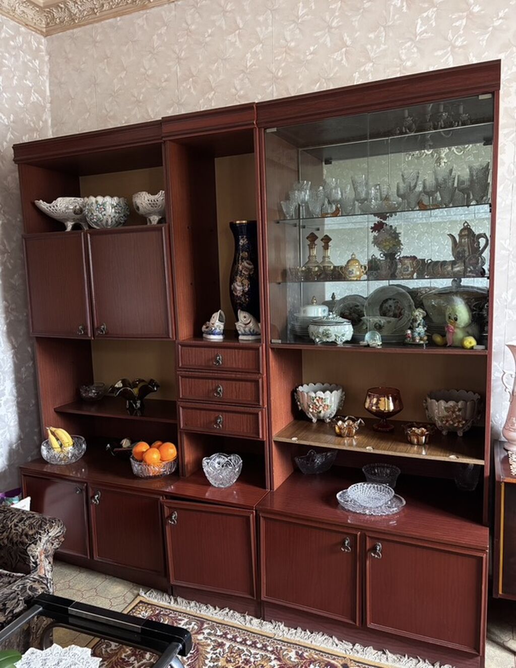 Nahar dəsti, rəng - Qızılı, Farfor — Süfrə qabı, Bakı (3)