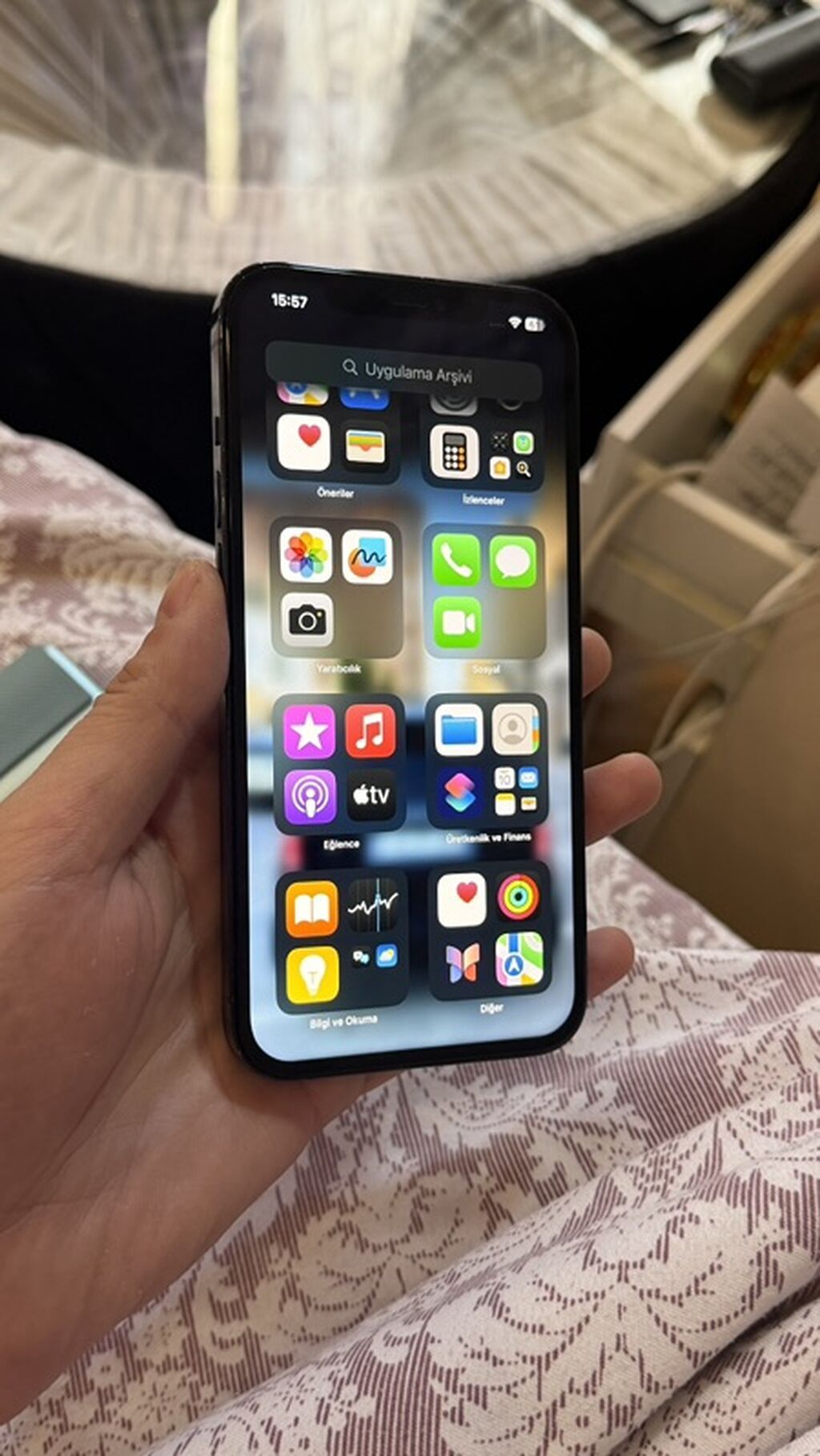 IPhone 12 Pro Max, Graphite, Simsiz şarj — Apple iPhone, Masazır (4)