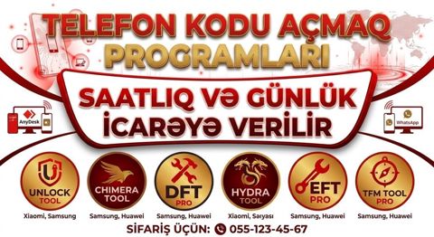 Telefonların ekran kodunu, FRP (Google hesabını), Mi Account, və digər — Sumqayıt