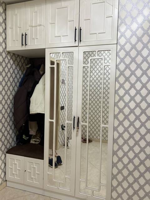 Dehliz dolabı. 270azn. ölçü deqiq değil. Bir aynada çat var Mdf — Nərmin