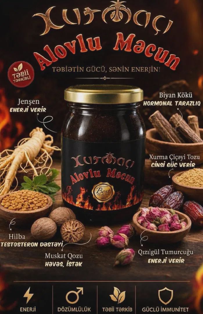 Təbii immunitet gücləndirici məcun — Tibbi texnika, Bakı (2)