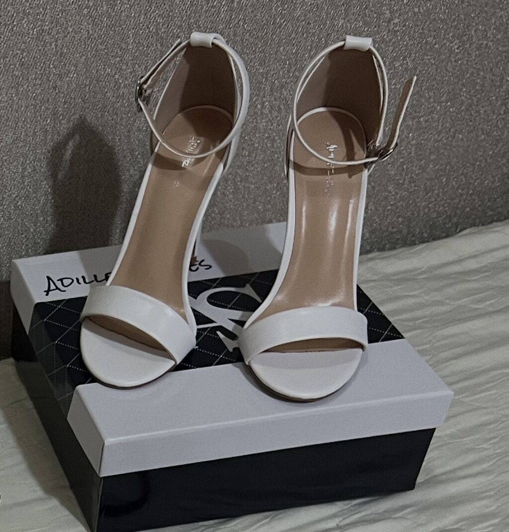 Ölçü: 38, rəng - Ağ, Yeni — Sandal, Bakı (2)