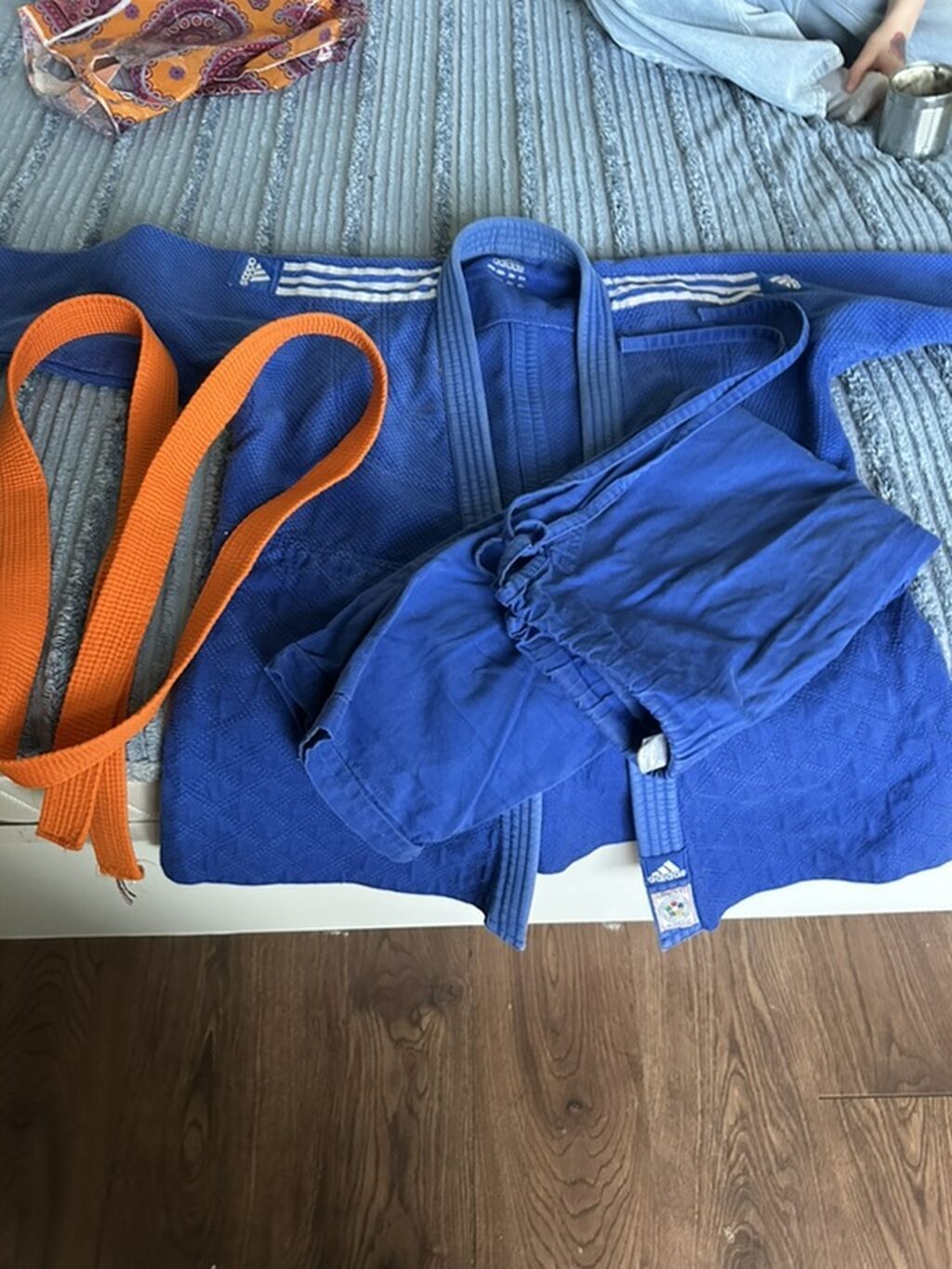 İdman dəsti, Adidas, L, rəng - Mavi — İdman geyimi, Bakı (2)