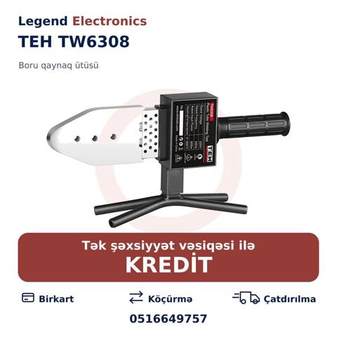 Elan başlığı: Plastik boru üçün qaynaq aparatı TEH TW6308 Elan mətni — Bakı