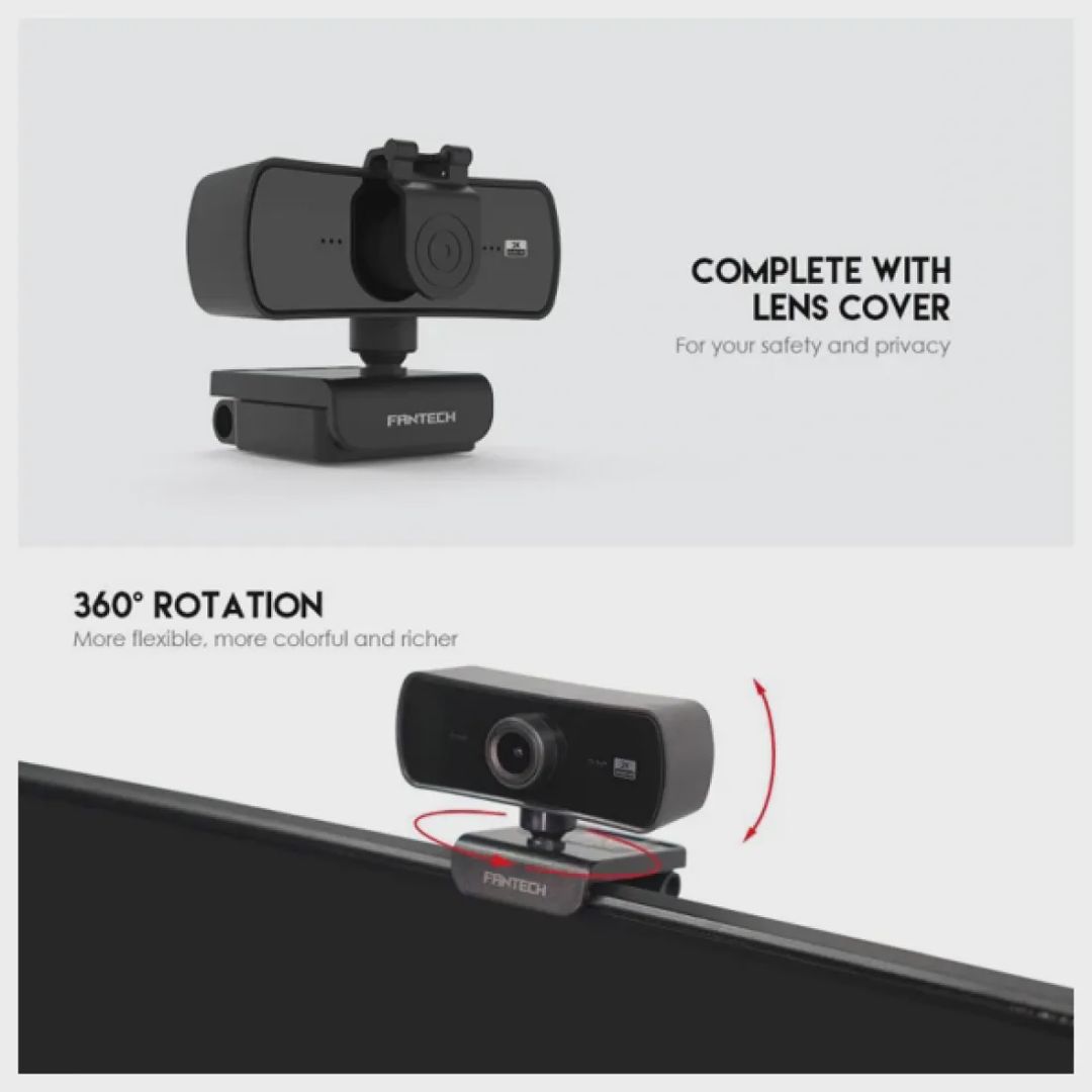Fantech Luminous C30 HD WebCam — Veb kameralar, Bakı (4)