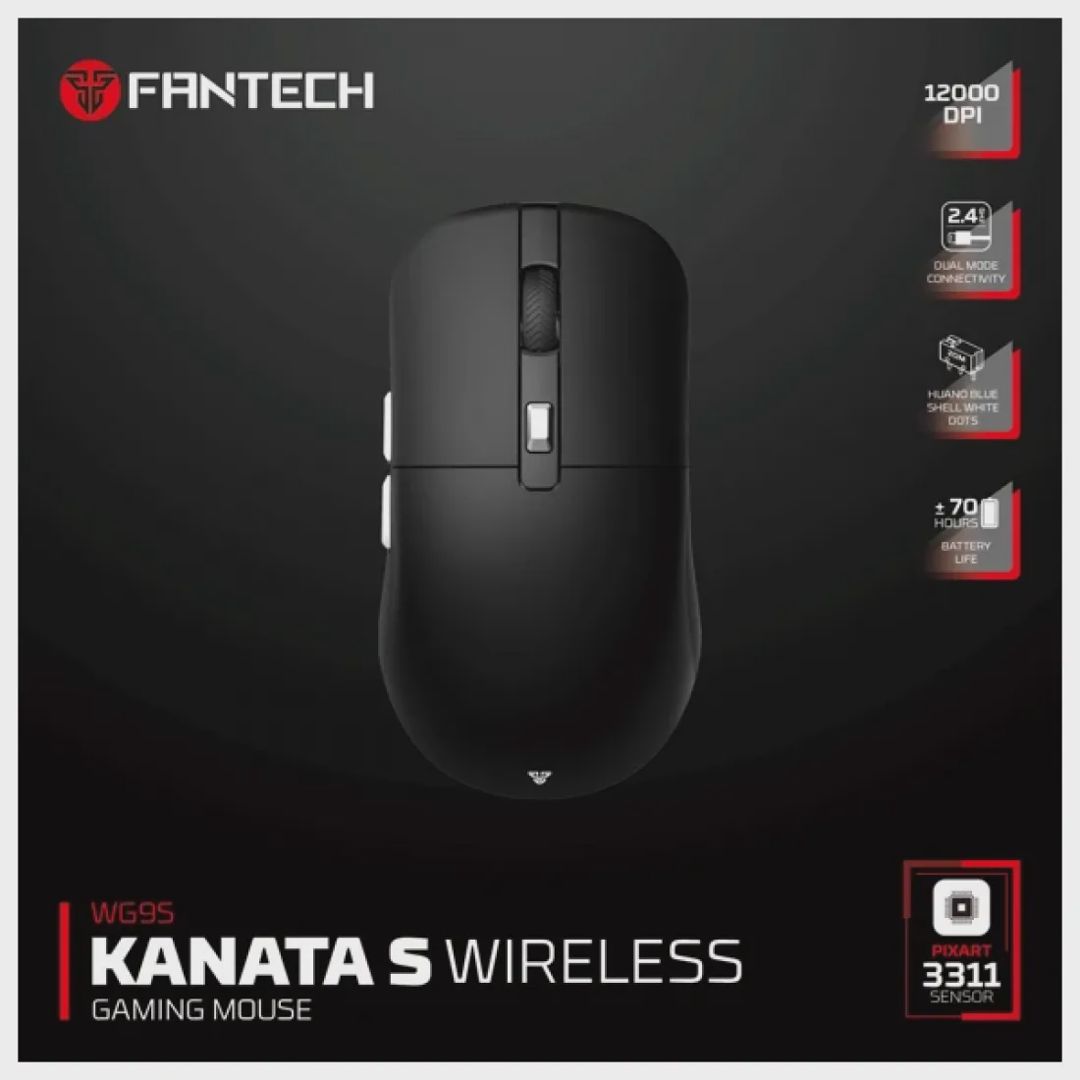 Fantech Katana S WG9S Wireless Gaming Mouse Black — Kompüterlər və noutbuklar, Bakı (4)