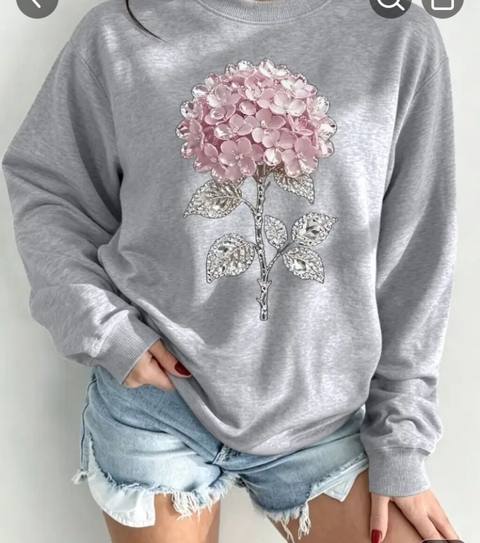 Qadınlar üçün uzunqoll sweatşört kolleksiyası - Model 1: Açıq boz — Bakı