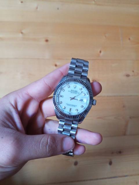 İşlənmiş, Qol saatı, Rolex, rəng - Gümüşü — Masazır