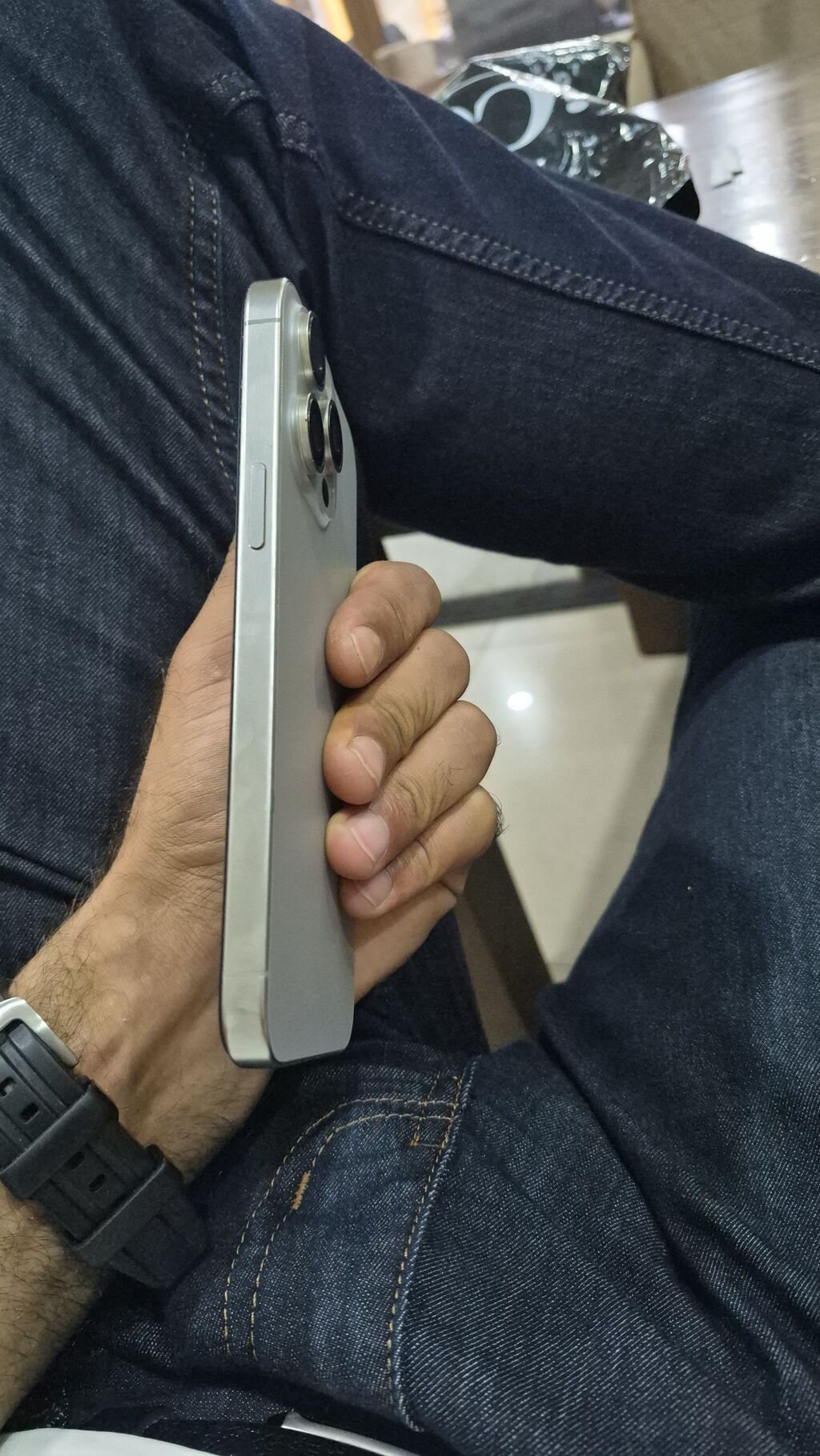 IPhone 15 Pro Max, 256 GB, Gümüşü, Face ID — Apple iPhone, Bakı (4)