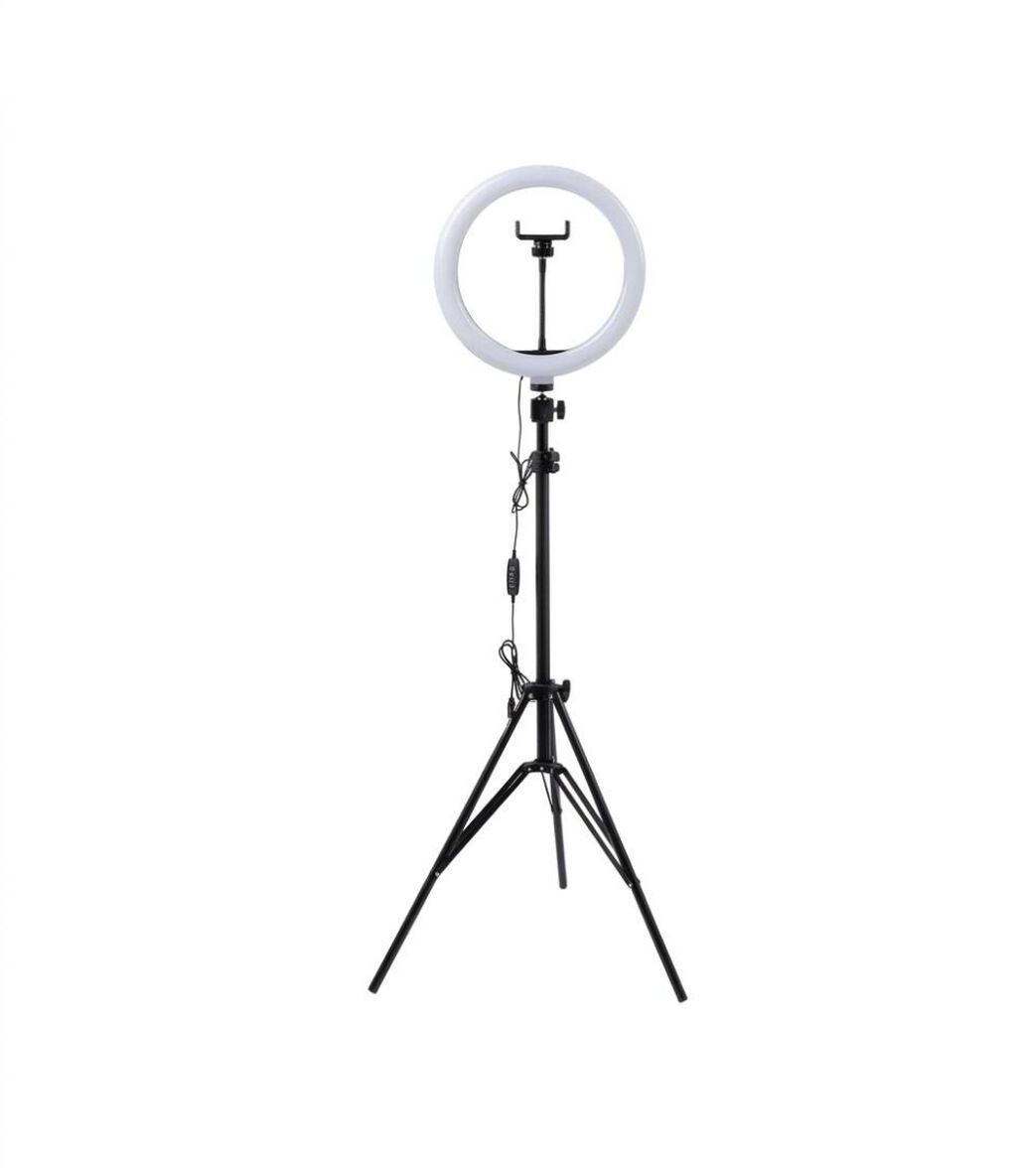 LED halqa işıq və tripodu - 10–12 düymlük LED halqa işıq