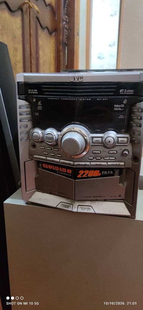 JVC MX-SX1 kompakt audio sistemi - 3-Disc Play & Exchange: eyni — Xırdalan