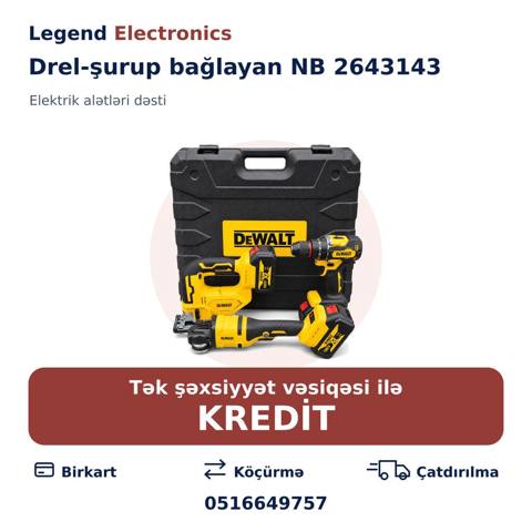 Elan başlığı: Drel-şurup bağlayan NB 2643143 Drel-şurup bağlayan NB — Tools