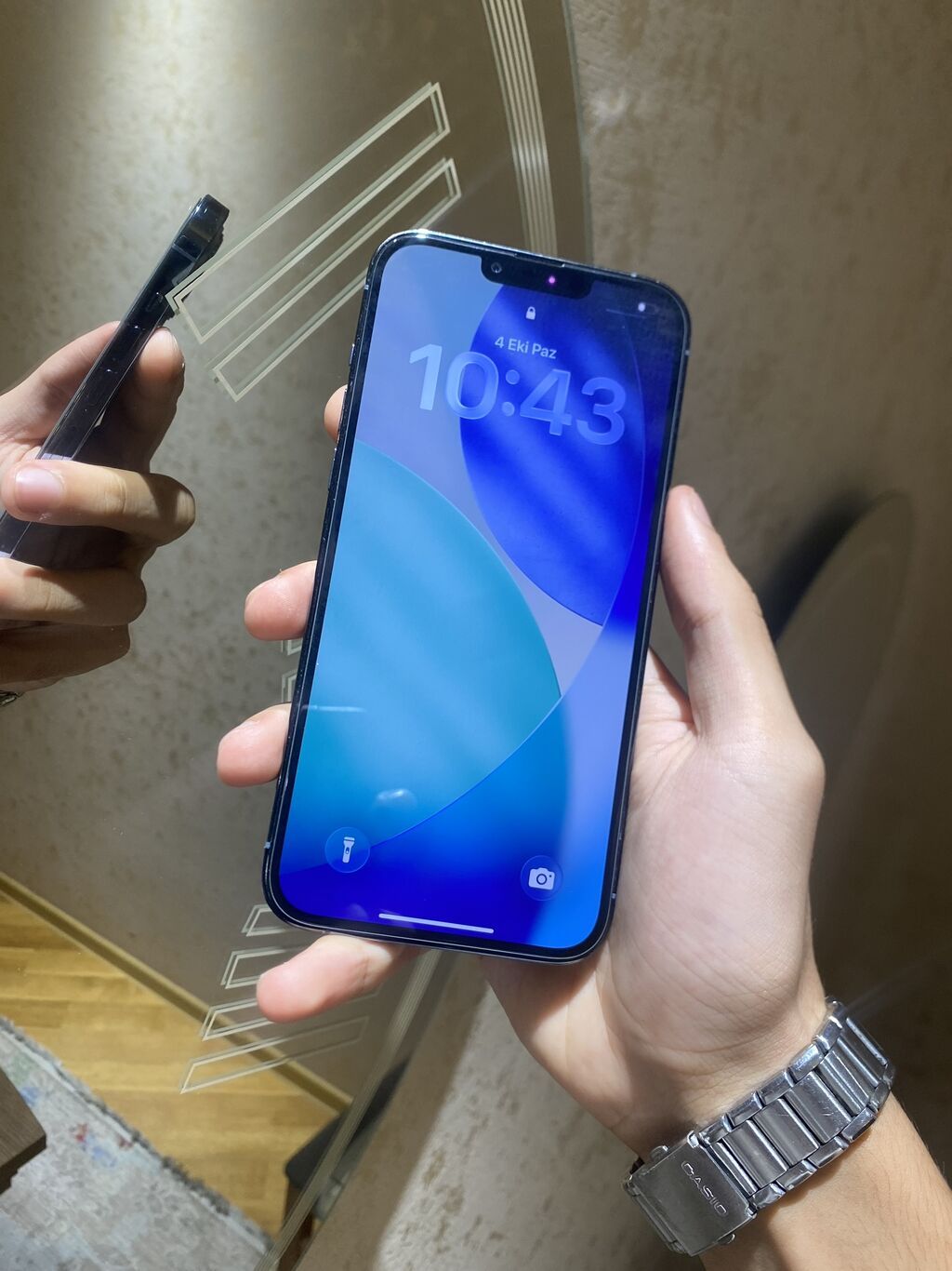 IPhone 13 Pro Max, 256 GB, Sierra Blue, Simsiz şarj, Face ID — Apple iPhone, Bakı (3)