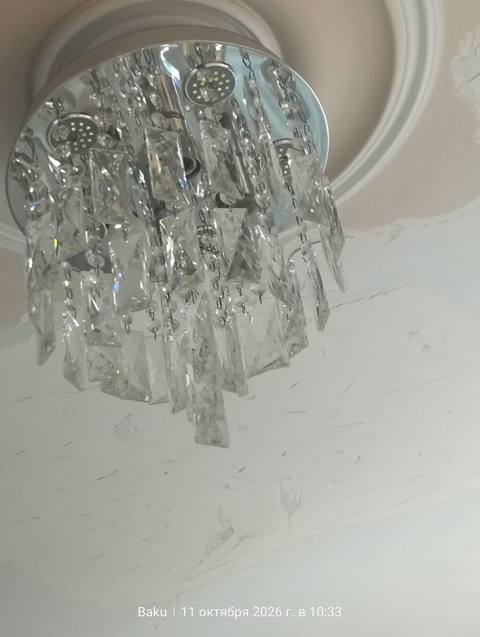 Led Çılçıraq, 4 və daha çox lampa, Metal — Bakı