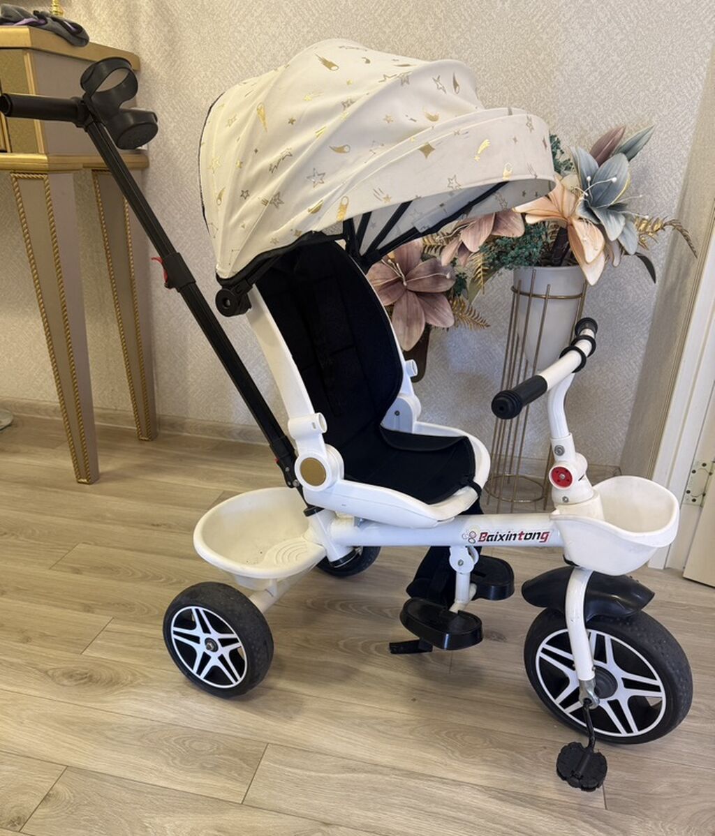 Uşaq üçtəkərli velosiped-araba (Baixintong) - Multifunksional model