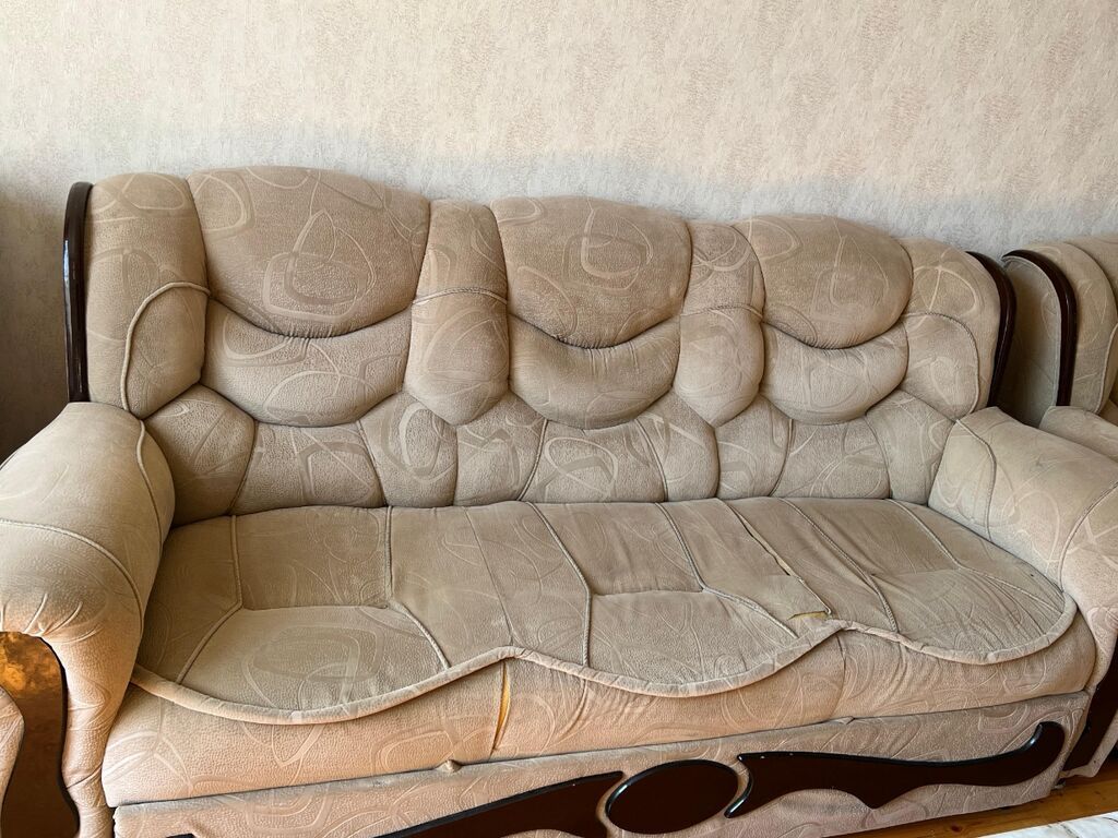 İşlənmiş, Klassik divan, Divan, Açılan — Yumşaq mobilya dəstləri, Mehdiabad (4)