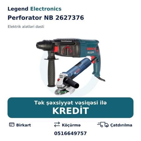 Elan başlığı: Perforator NB 2627376 Perforator NB 2627376 – Elektrik — Жөндеу және құрылыс (Тауарлар)